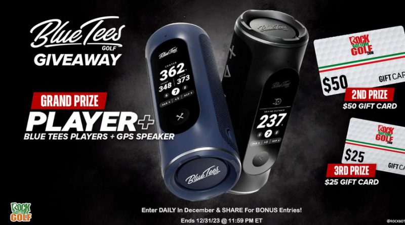 Blue Tees December Giveaway at Rock Bottom Golf