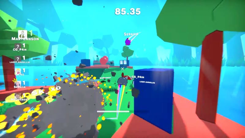 Golf Gang video game screen cap