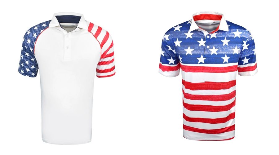 Snake Eyes Golf USA Polos - 2024
