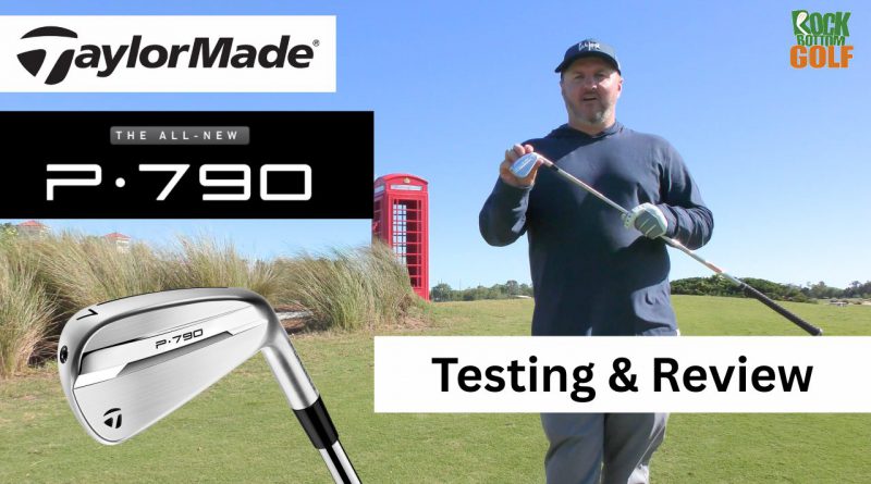 TaylorMade p790 irons - 2025 - blog post feature image with Andrew