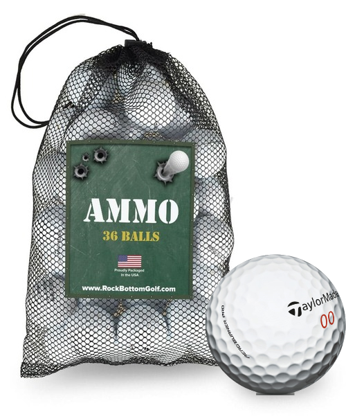 TaylorMade Assorted Mix Mint Recycled Used Golf Balls 36-ball pack