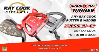 Enter To Win: Ray Cook Golf June 2026 Giveaway Enter To Win: Ray Cook Golf June 2026 Giveaway
