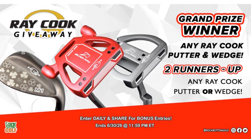 Ray Cook Golf June 2026 Giveaway