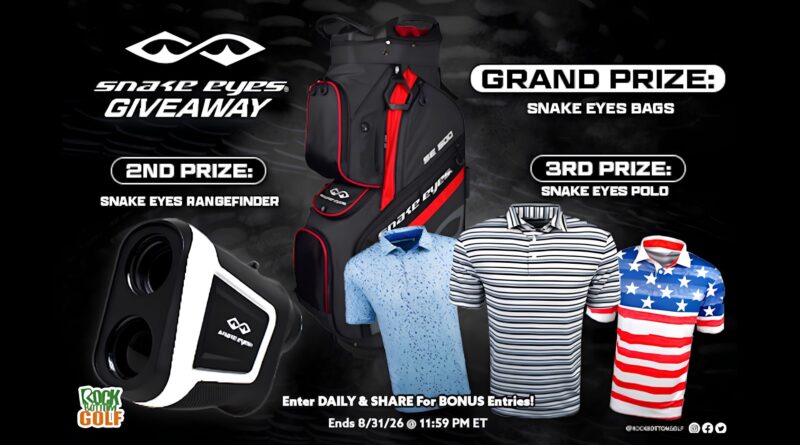Snake Eyes Golf August 2026 Giveaway blog post feature image