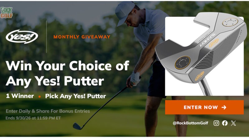 YES! Golf Putter Giveaway